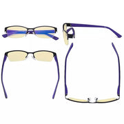 eyekeeper.com Half-rim Metal Blue Light Blocking Eyeglasses TM17006 Eyeglasses