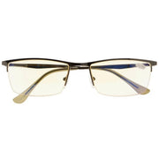 eyekeeper.com Half-rim Metal Blue Light Filter Reading Glasses 1-CG1614 Eyeglasses