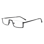 eyekeeper.com Half Rim Reading Glasses Chic Metal Readers R1613 Eyeglasses