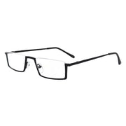 eyekeeper.com Half Rim Reading Glasses Chic Metal Readers R1613 Eyeglasses