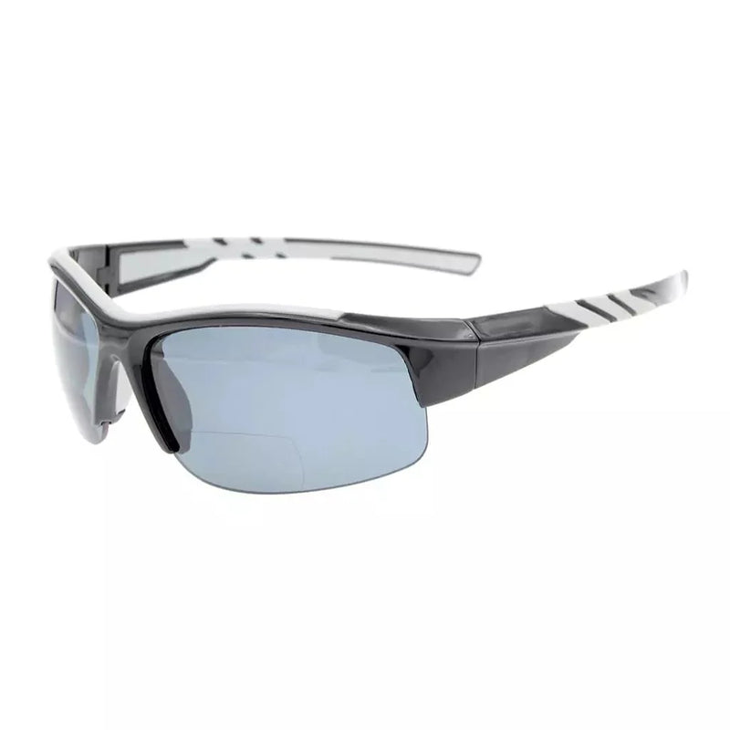 eyekeeper.com Half Rim TR90 Polarized Bifocal Reading Sunglasses TH6226PGSG Sunglasses