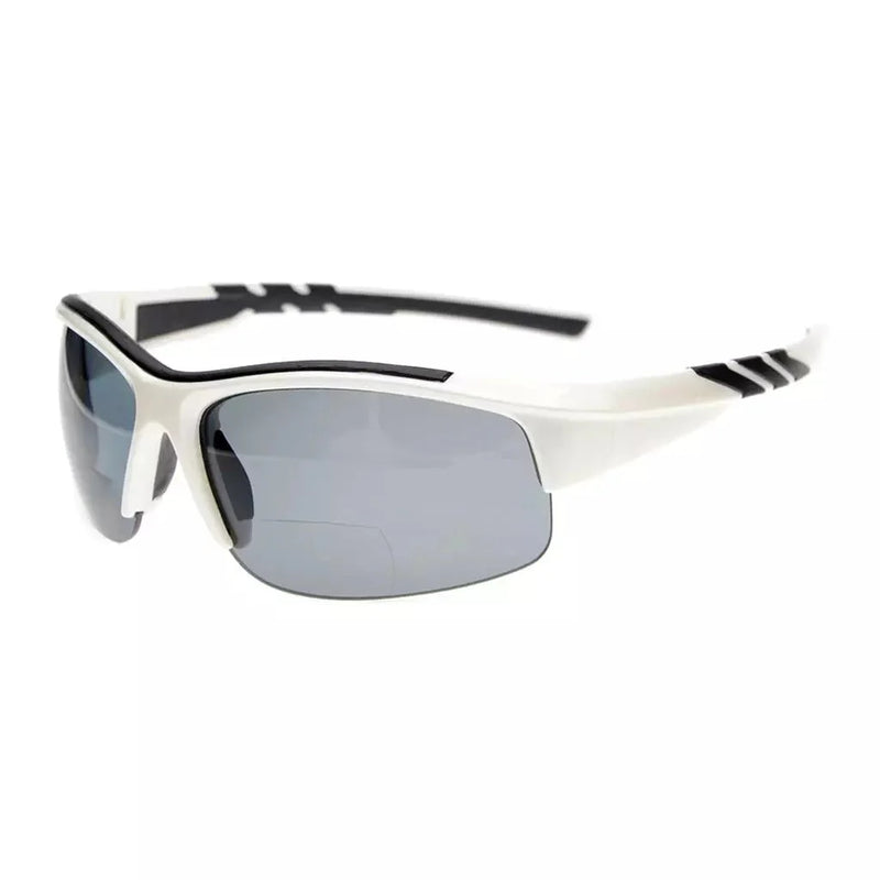 eyekeeper.com Half Rim TR90 Polarized Bifocal Reading Sunglasses TH6226PGSG Sunglasses