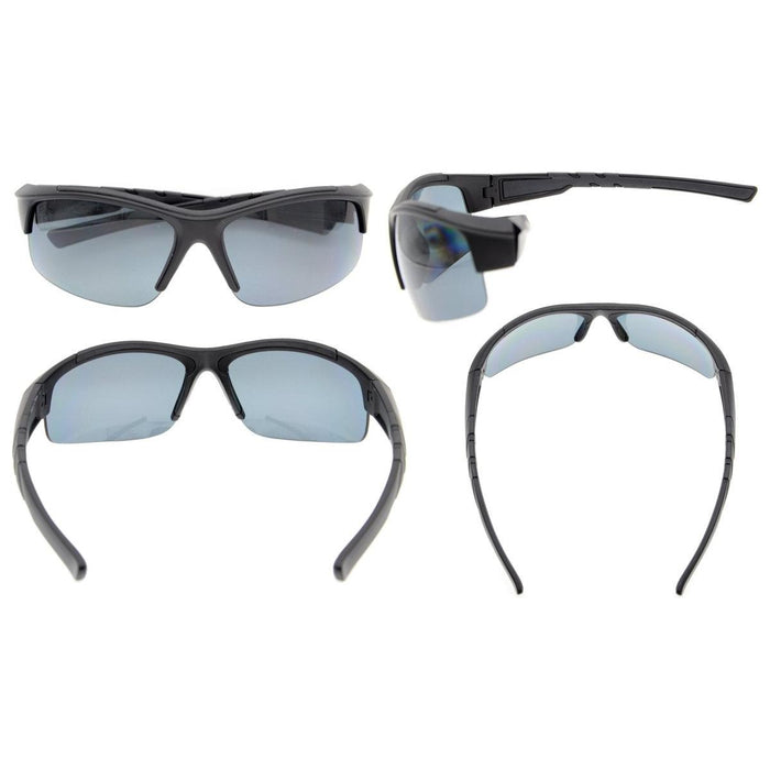 Eyekeeper.Com - Half Rim Tr90 Polarized Sport Sunglasses Men Th6226