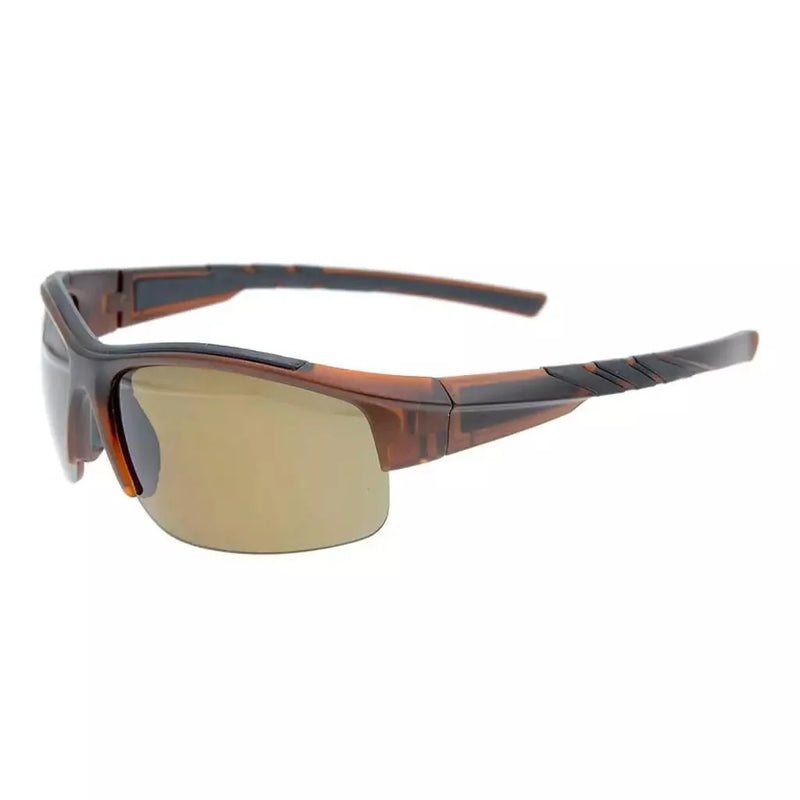 eyekeeper.com Half Rim TR90 Sport Polycarbonate Polarized Sunglasses TH6226 Sunglasses
