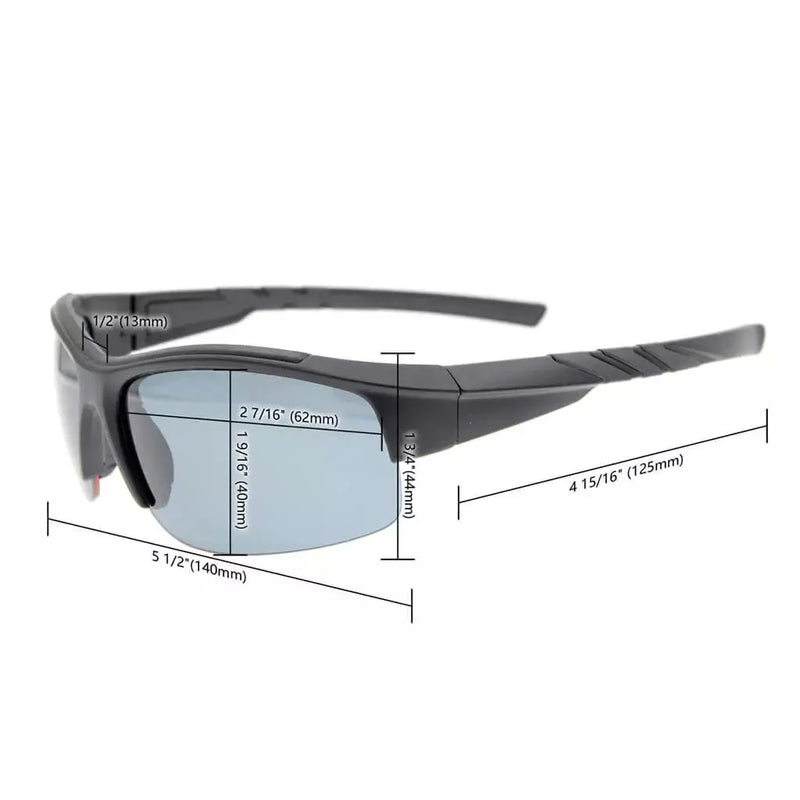 eyekeeper.com Half Rim TR90 Sport Polycarbonate Polarized Sunglasses TH6226 Sunglasses