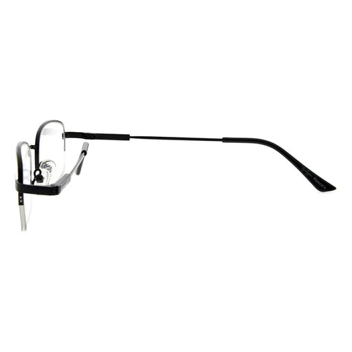 eyekeeper.com Half Rim Vintage Rectangle Reading Glasses Sleek Readers R1704 Eyeglasses
