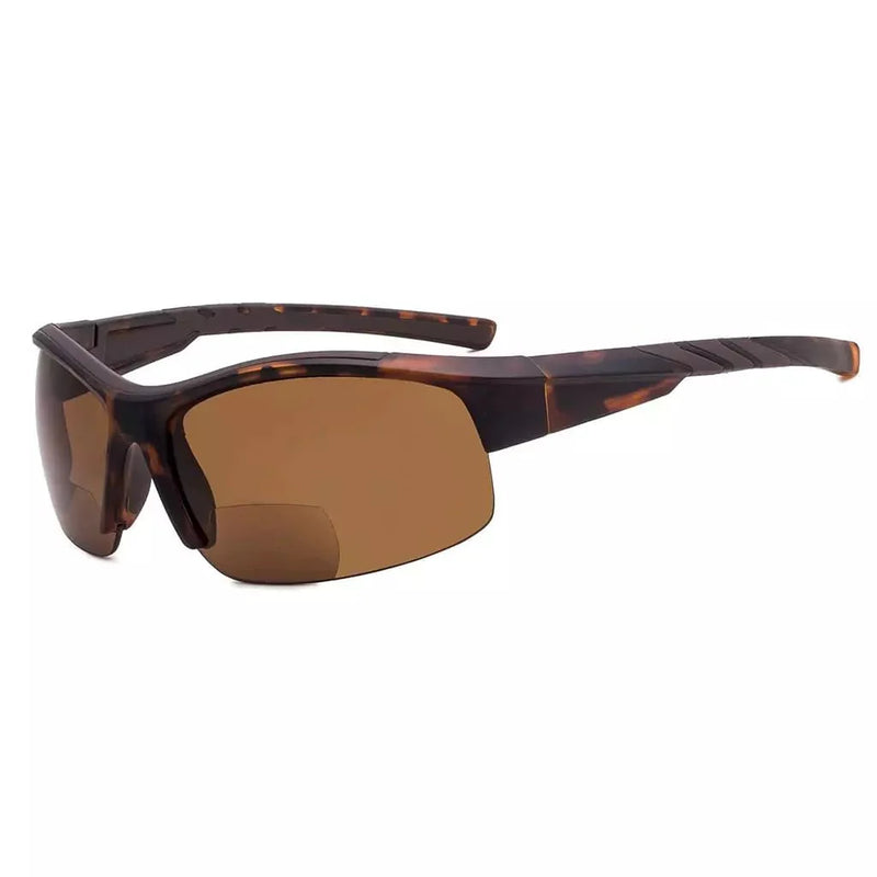 eyekeeper.com Half Rimless TR90 Sport Bifocal Reading Sunglasses TH6226-B Sunglasses