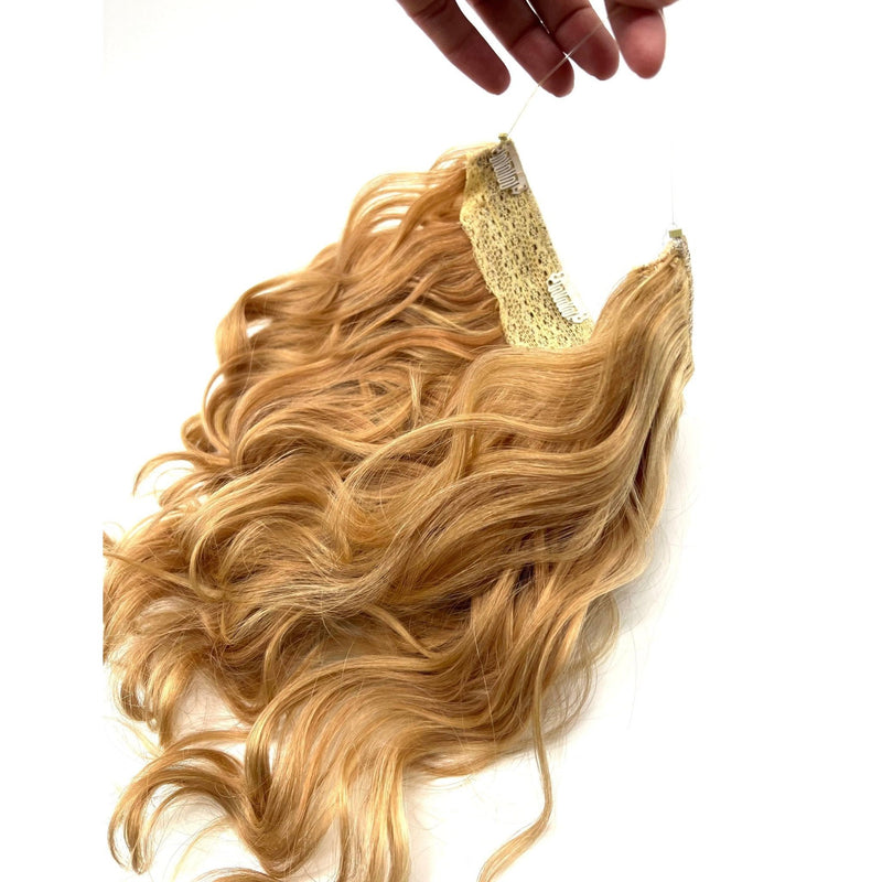 VIP Extensions Halo Hair extensions Body Wave Real Human Hair  14'' Hair Extension