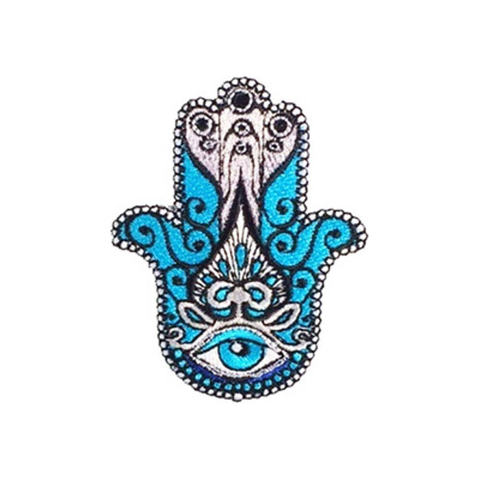 Threddies Hamsa Patch With Evil Eye