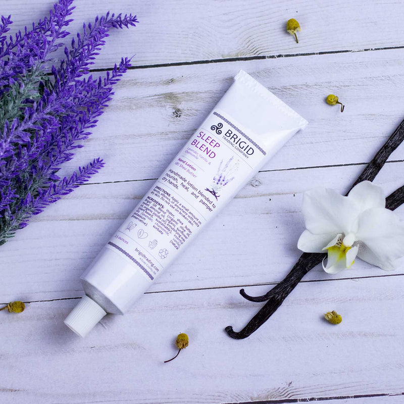 Brigid Trading Company Sleep Blend Natural Hand Lotion - Lavender, Chamomile, and Vanilla Lotion