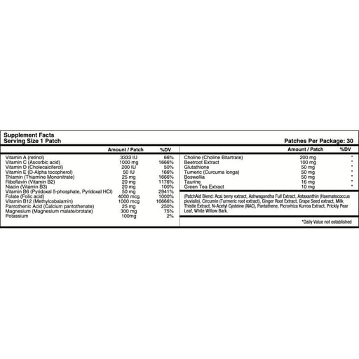 PatchAid - Hangover Plus Vitamin Patch