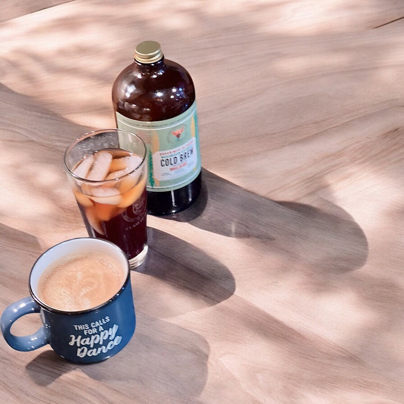 Rising For People Coffee Co. Happy Mushroom concentrated Cold Brew coffee Coffee