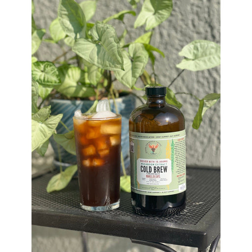 Rising For People Coffee Co. Happy Mushroom concentrated Cold Brew coffee Coffee