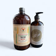 Rising For People Coffee Co. Happy Mushroom Thai Chai & French Vanilla Syrup Coffee