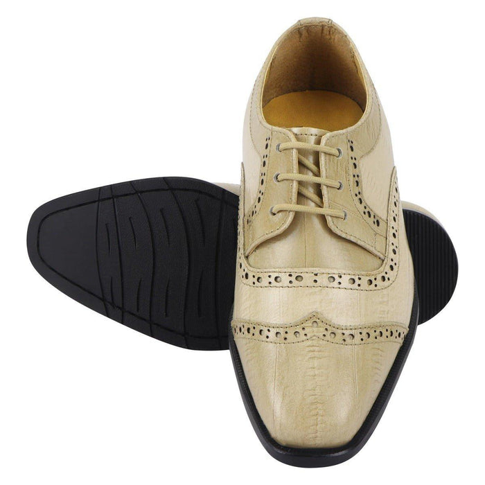 Harp Leather Oxford Style Dress Shoes