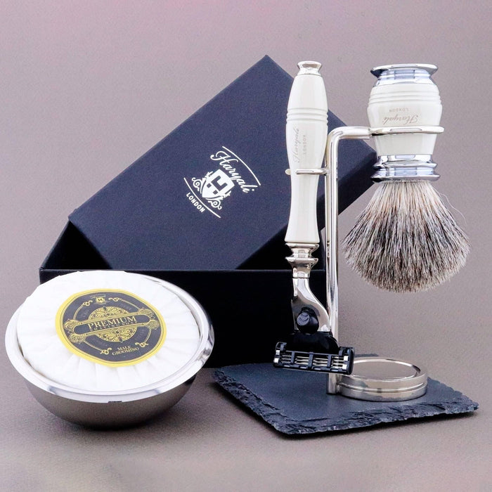 Haryali London Usa - Haryali'S Groove Range Super Badger Hair Shaving Kit