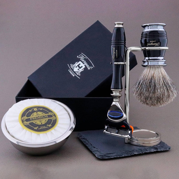 Haryali London Usa - Haryali'S Groove Range Super Badger Hair Shaving Kit