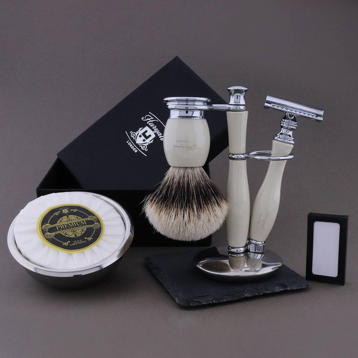 Haryali London Usa - Haryali'S Thunder Range Silvertip Badger Hair Shaving Kit