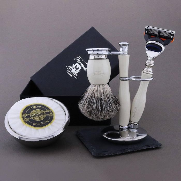 Haryali London Usa - Haryali'S Thunder Range Super Badger Hair Shaving Kit