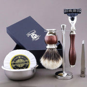 Haryali London USA Haryali's Vase Range Silvertip Badger Hair Shaving Kit