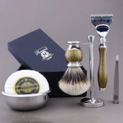 Haryali London USA Haryali's Vase Range Silvertip Badger Hair Shaving Kit