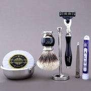 Haryali London USA Haryali's Vase Range Silvertip Badger Hair Shaving Kit