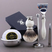 Haryali London USA Haryali's Vase Range Silvertip Badger Hair Shaving Kit