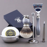 Haryali London USA Haryali's Vase Range Silvertip Badger Hair Shaving Kit