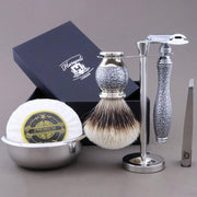 Haryali London USA Haryali's Vase Range Silvertip Badger Hair Shaving Kit