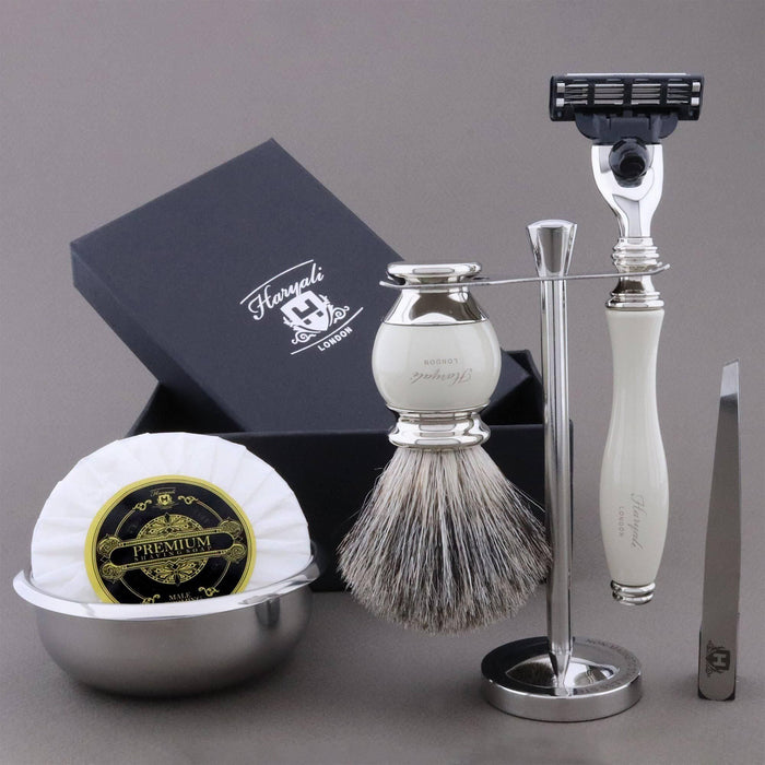 Haryali London Usa - Haryali'S Vase Range Super Badger Hair Shaving Kit