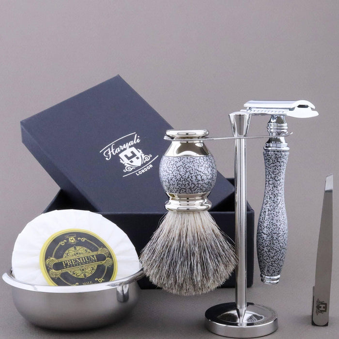 Haryali London Usa - Haryali'S Vase Range Super Badger Hair Shaving Kit