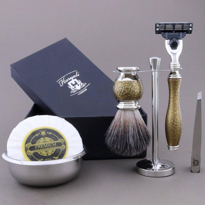 Haryali London Usa - Haryali'S Vase Range Synthetic Hair Shaving Kit