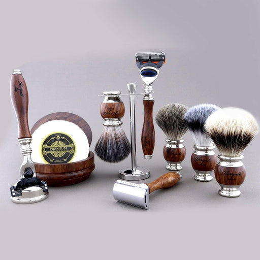 Haryali London Usa - Haryali'S Wooden Range Shaving Kit