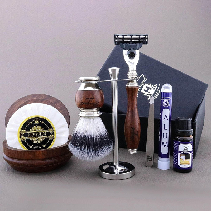 Haryali London USA Haryali's Wooden Range Shaving Kit