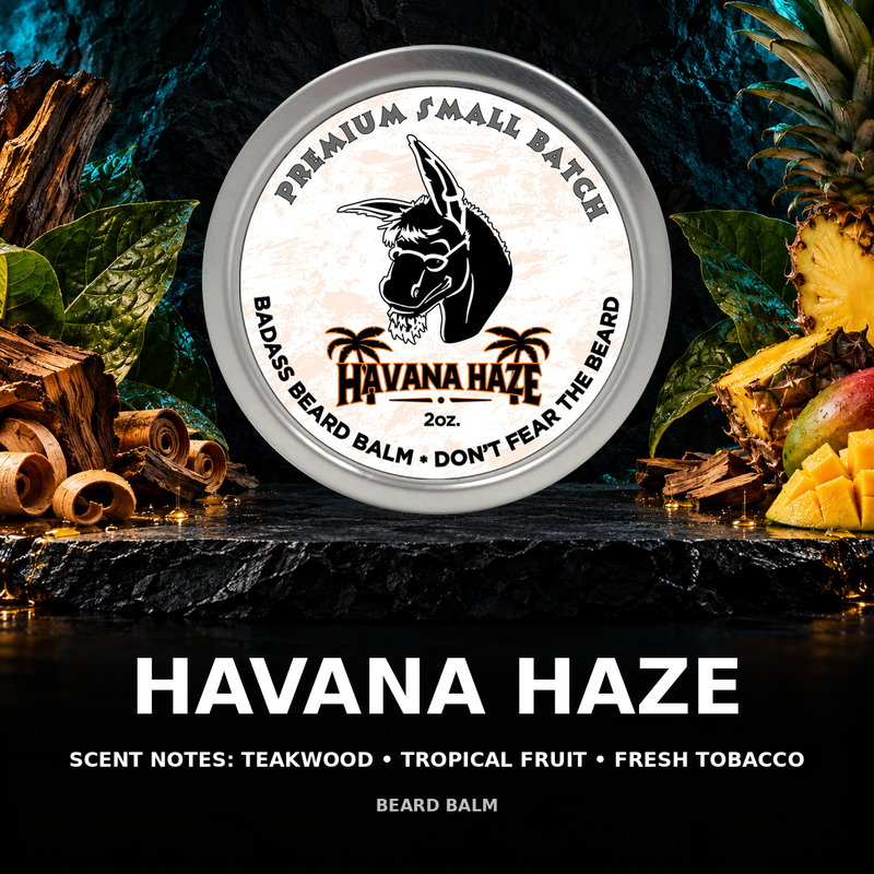 Badass Beard Care Havana Haze Beard Balm BALM Black