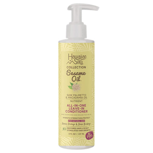 VIP Extensions Hawaiian Silky  Sesame Oil All-In-One Nutrient Leave-In-Conditioner 8oz Hair Care