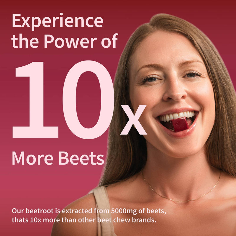 Snap Supplements Heart Beets Chews - Buy 3, Get 2 FREE!