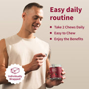 Snap Supplements Heart Beets Chews Gray