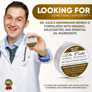 COLEHERBALS 01 - Dr. Cole's Organic Hemorrhoid Balm Herbal