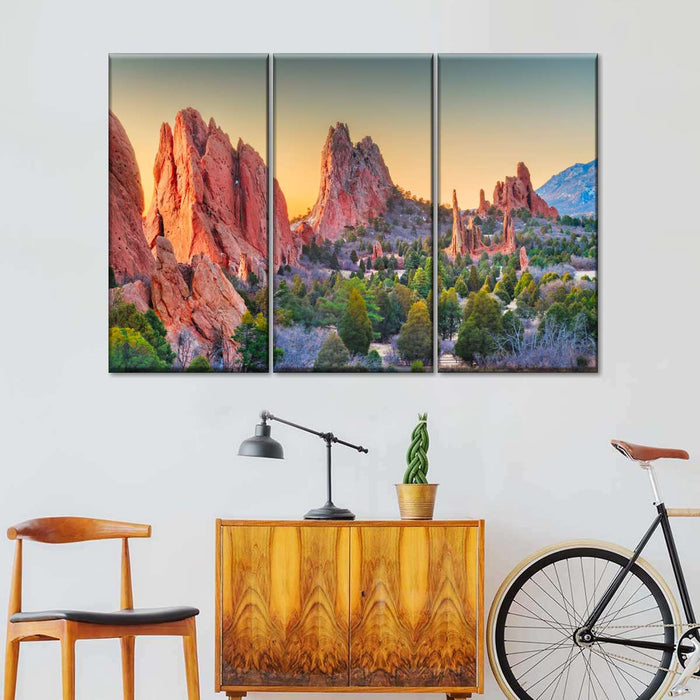 Garden Of The Gods Sunrise Wall Art