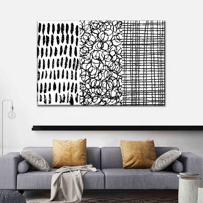 Bold Scribbles Abstract II Wall Art