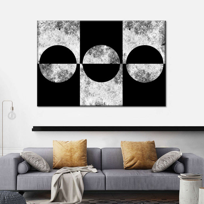 Black Background Abstract Wall Art