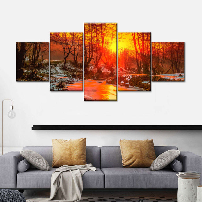 Frozen Creek Wall Art