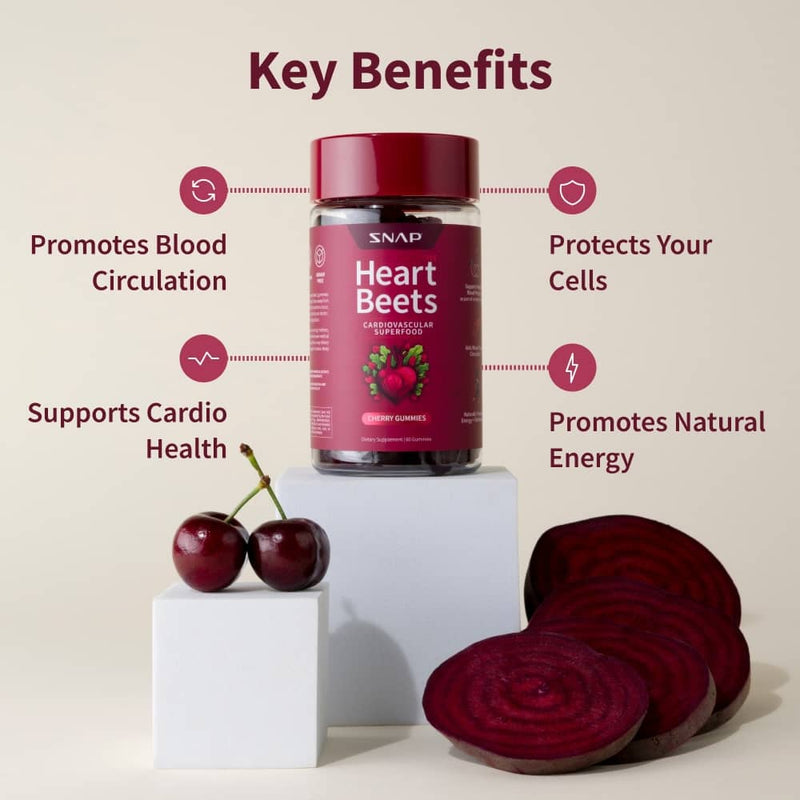 Snap Supplements Heart Beets Gummies