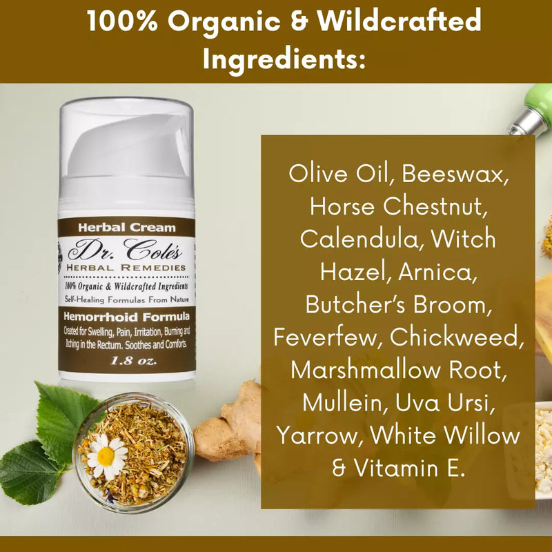 COLEHERBALS 02 - Dr. Cole's Organic Hemorrhoid Cream