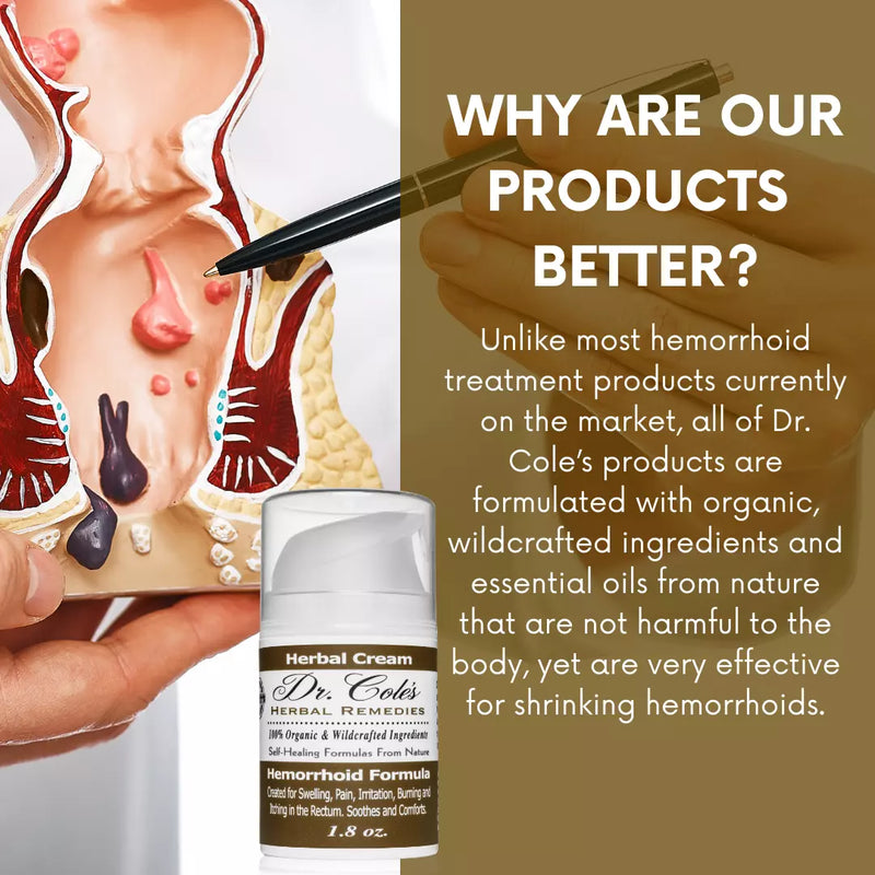 COLEHERBALS 02 - Dr. Cole's Organic Hemorrhoid Cream