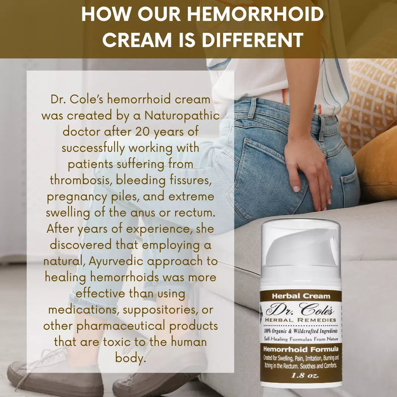 COLEHERBALS 02 - Dr. Cole's Organic Hemorrhoid Cream