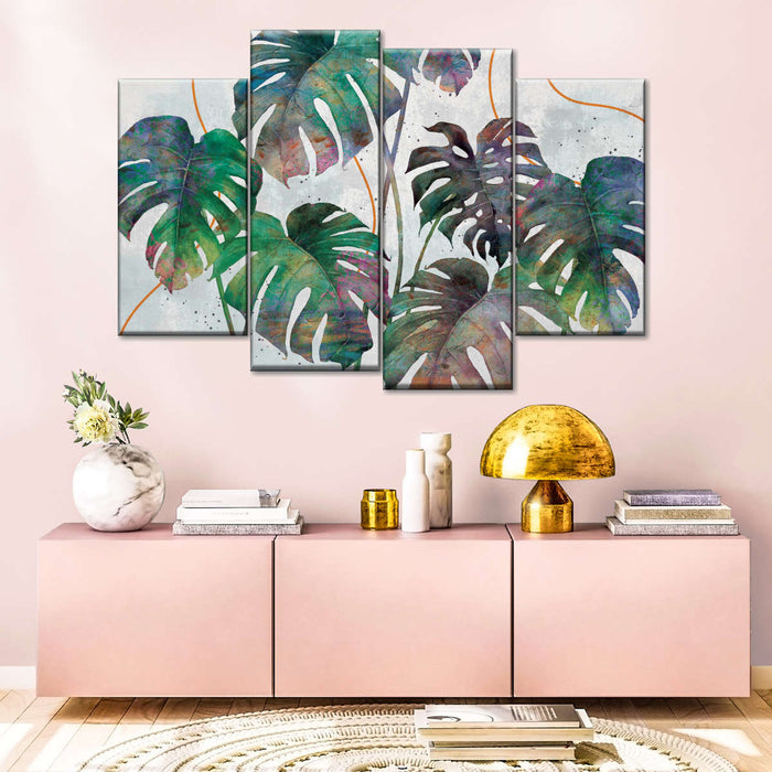 Monstera Leaves Wall Art