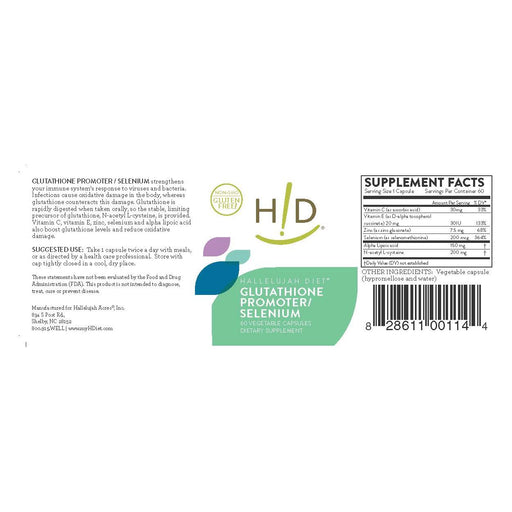 Hallelujah Diet HD Glutathione Promoter / Selenium 1.5oz