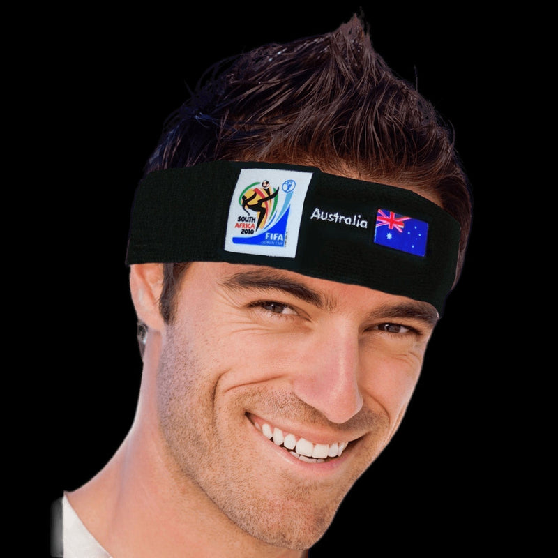 VIP Extensions Australia World Cup Soccer Headband - Vintage Collectible Official FIFA Licensed Hair Accessories